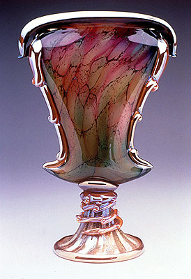 Elevated Palm Vase